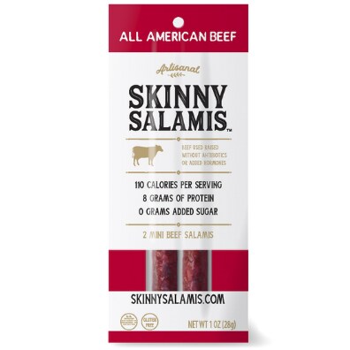 Skinny Salamis All American Beef Salamis