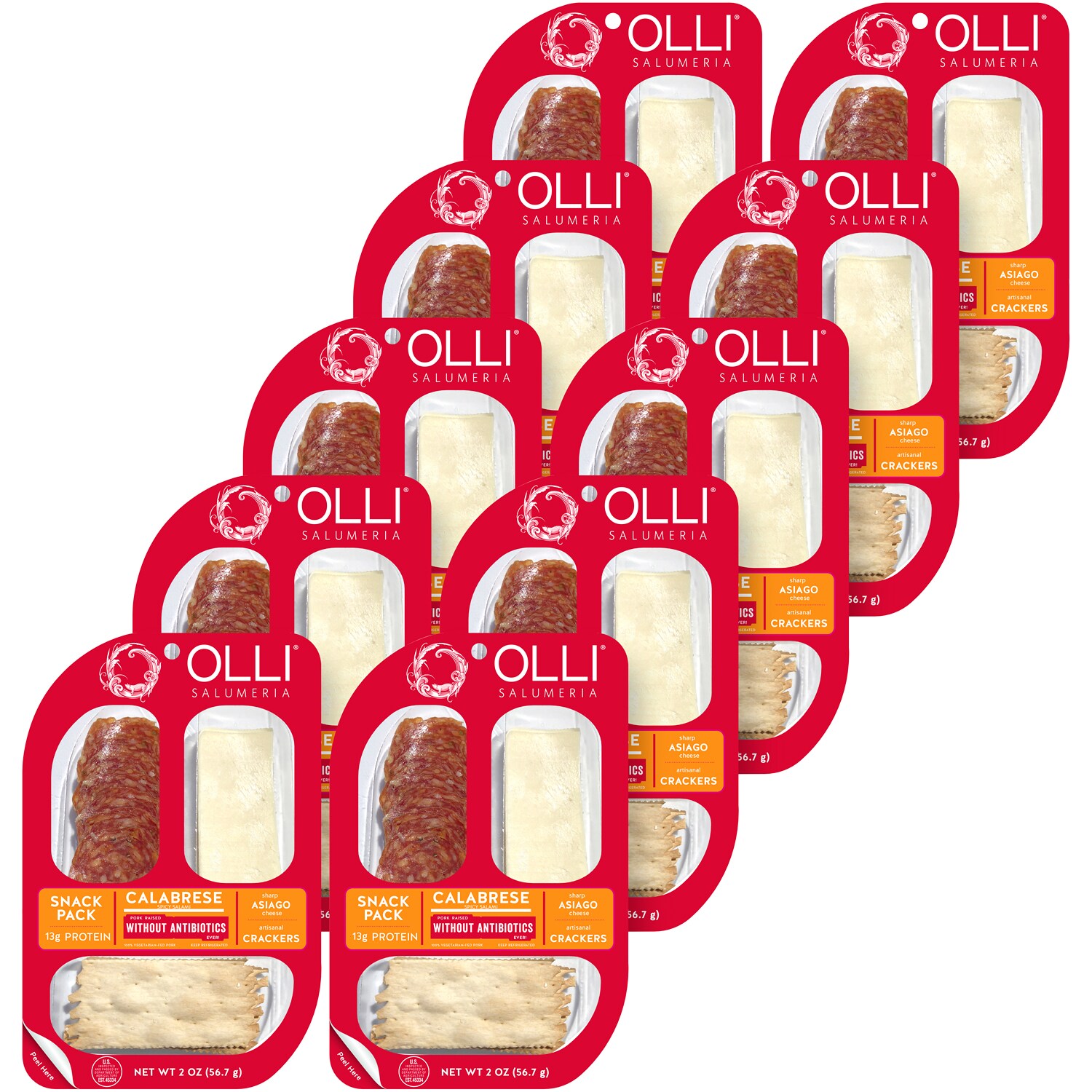 Olli Salumeria Snack Pack, Calabrese Salami & Asiago