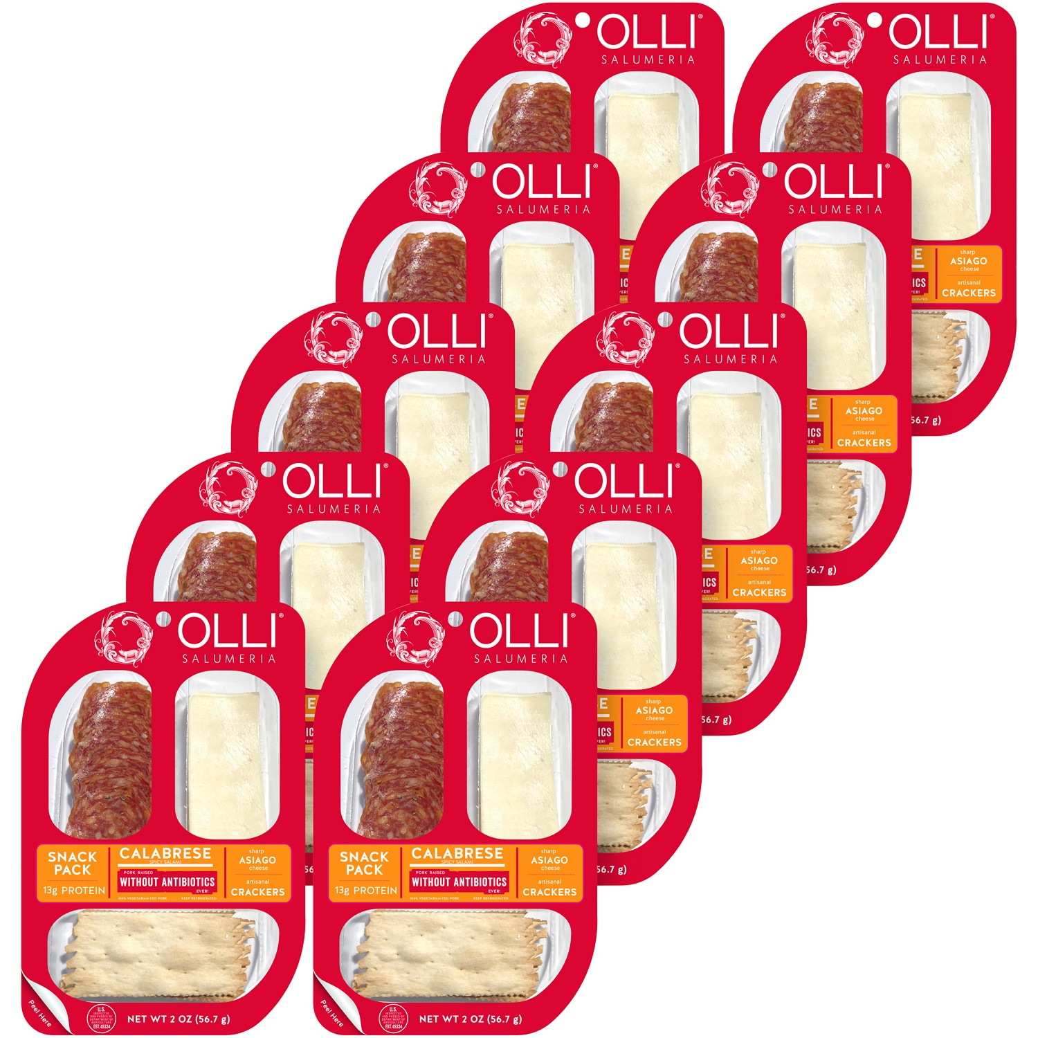Olli Salumeria Snack Pack, Calabrese Salami & Asiago