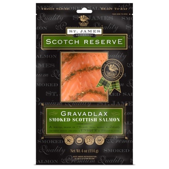 St. James Smokehouse Scotch Reserve Gravadlax Sliced Smoked Salmon