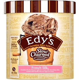 Edy's Slow-Churned Light Ice Cream, French Silk 