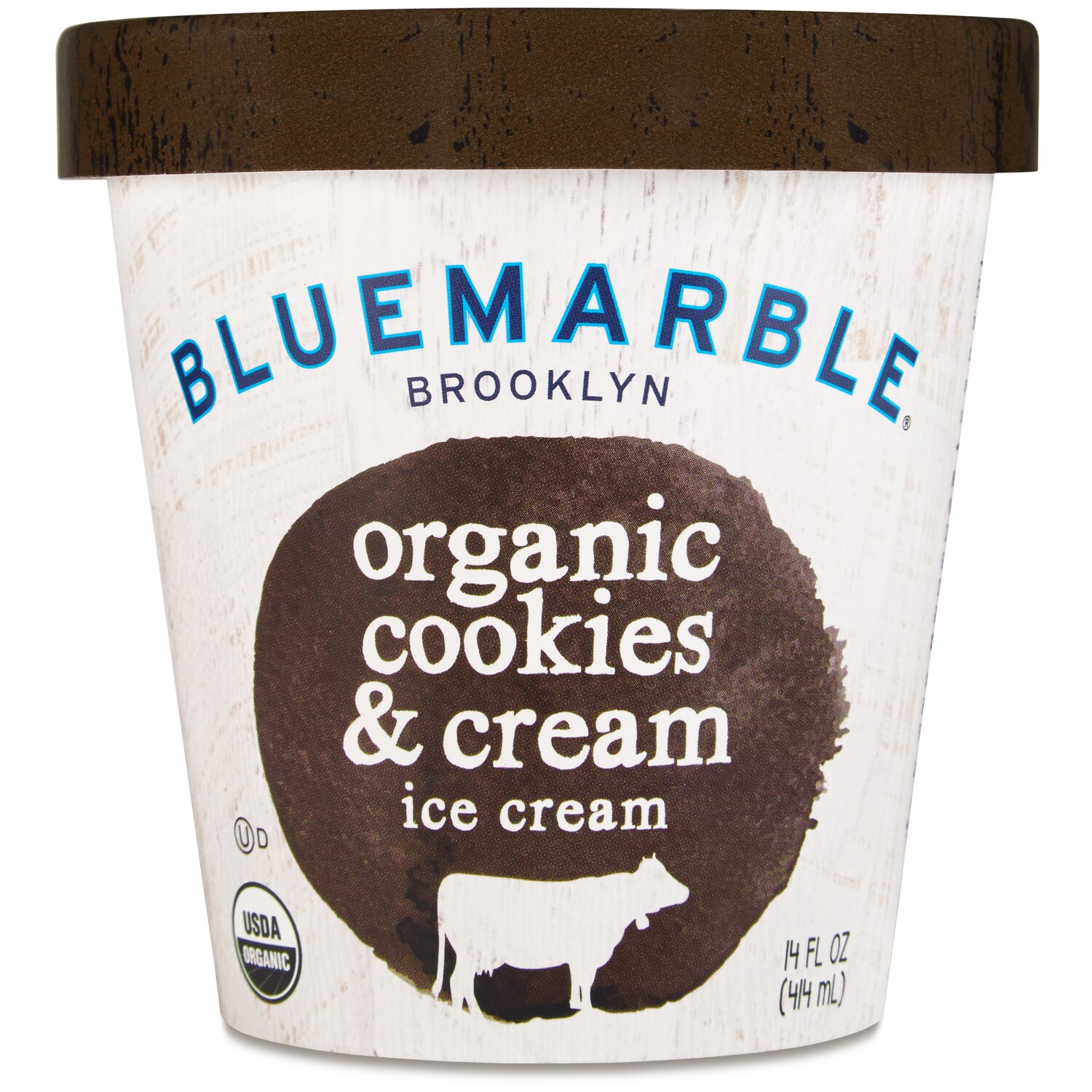 Blue Marble Organic Ice Cream, Cookies and Cream