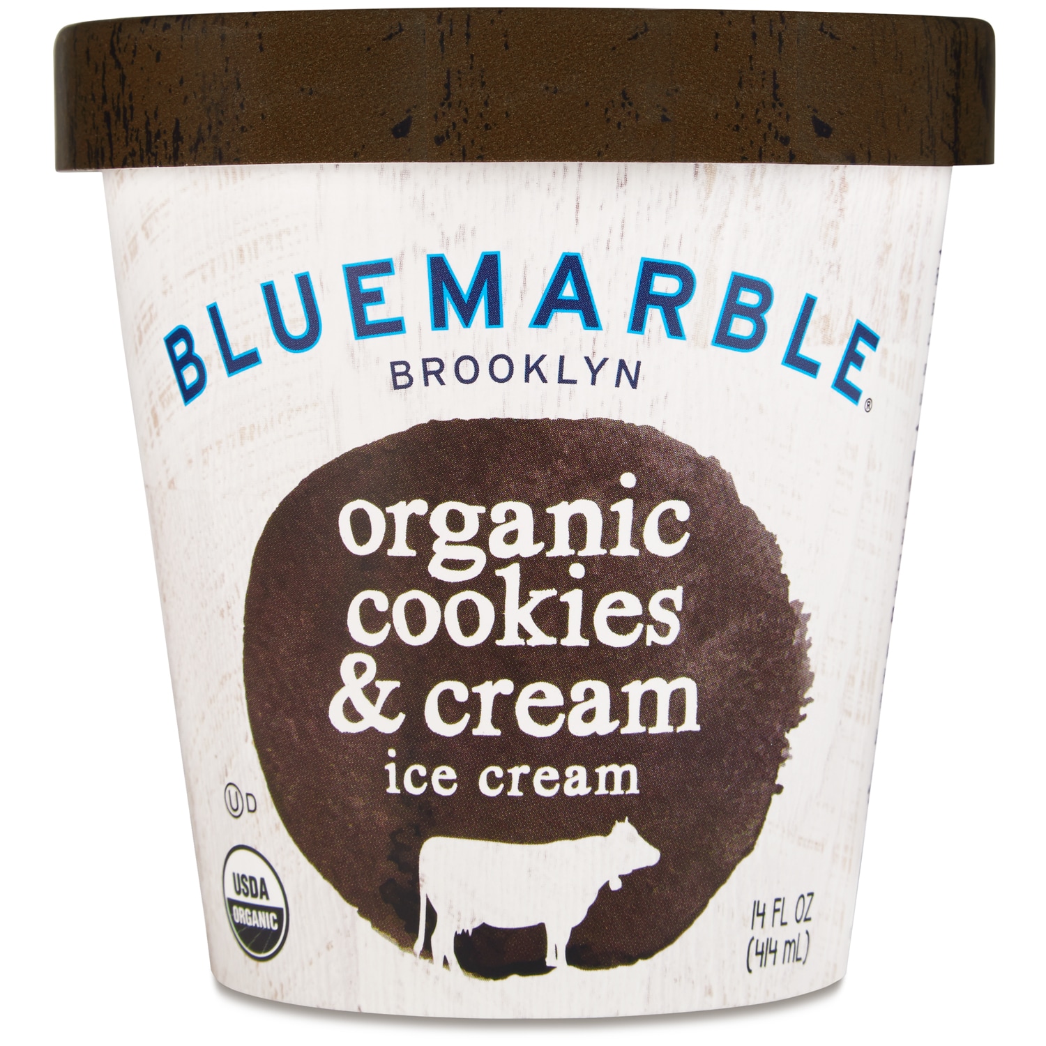 Blue Marble Organic Ice Cream, Cookies and Cream