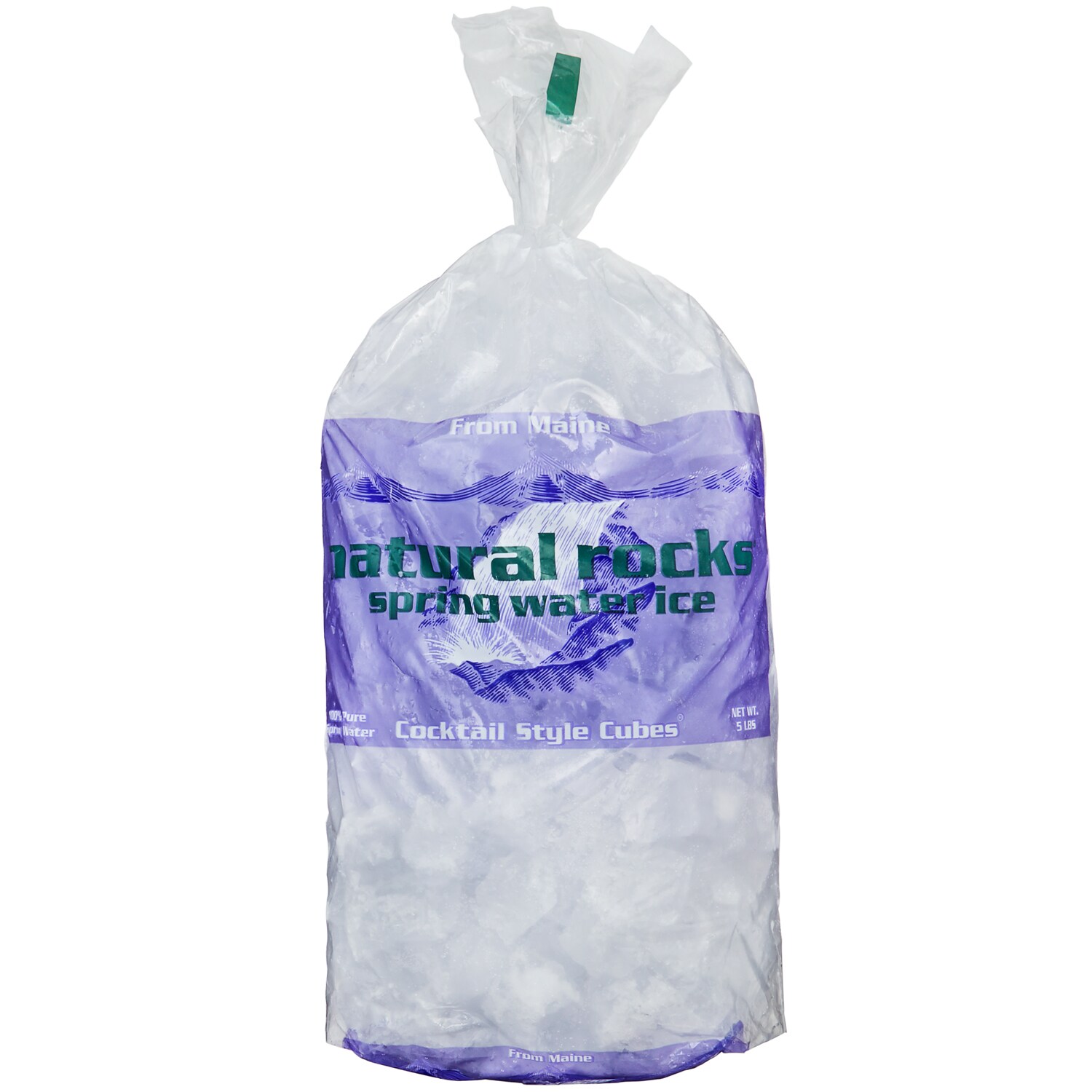Natural Rocks Spring Water Ice, Cocktail Style Cubes