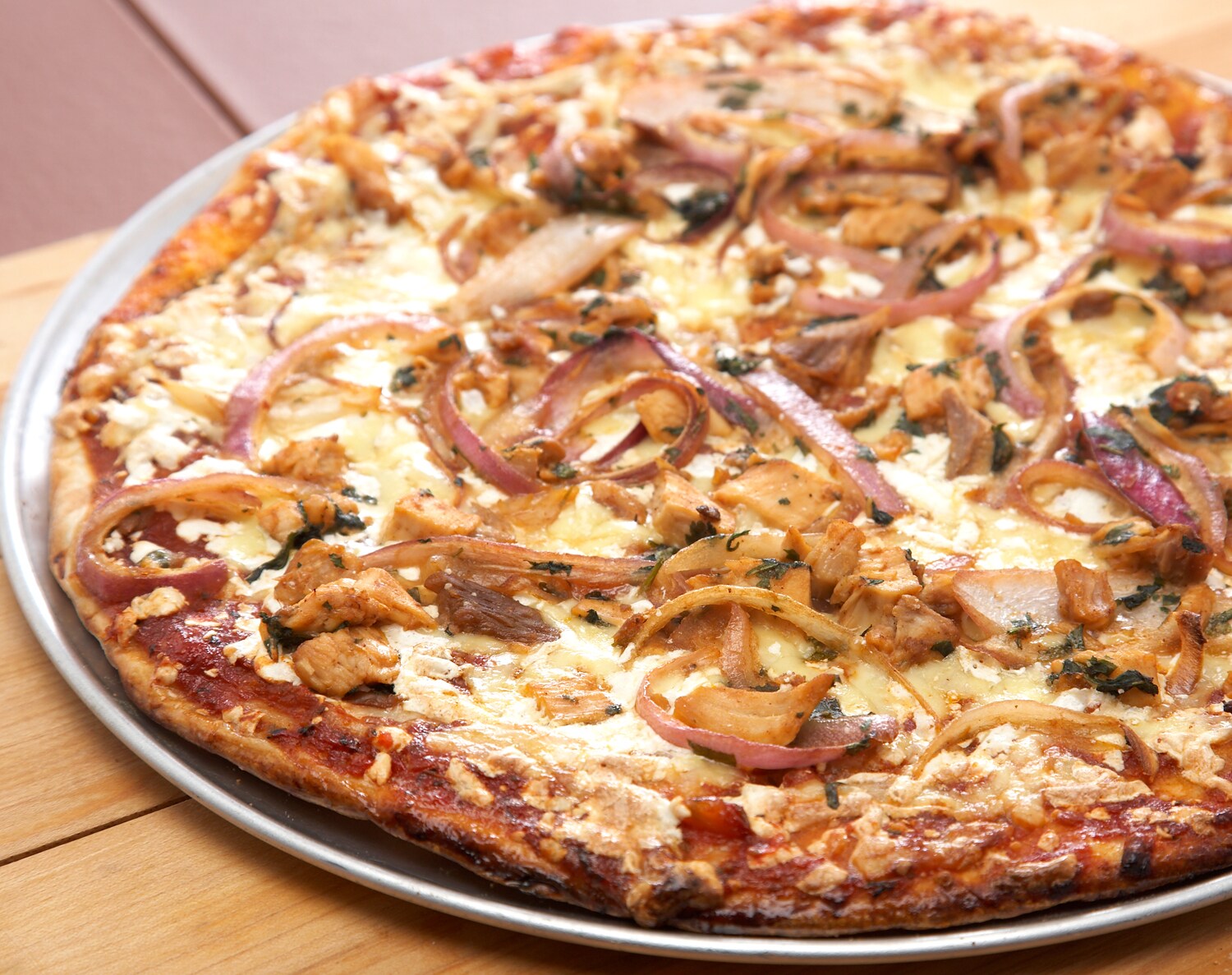 FreshDirect Frozen Grilled Thin-Crust Barbecue Chicken Pizza w/ Smoked Gouda Cheese