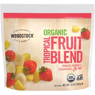 Woodstock Organic Frozen Fruit, Tropical Fruit Blend