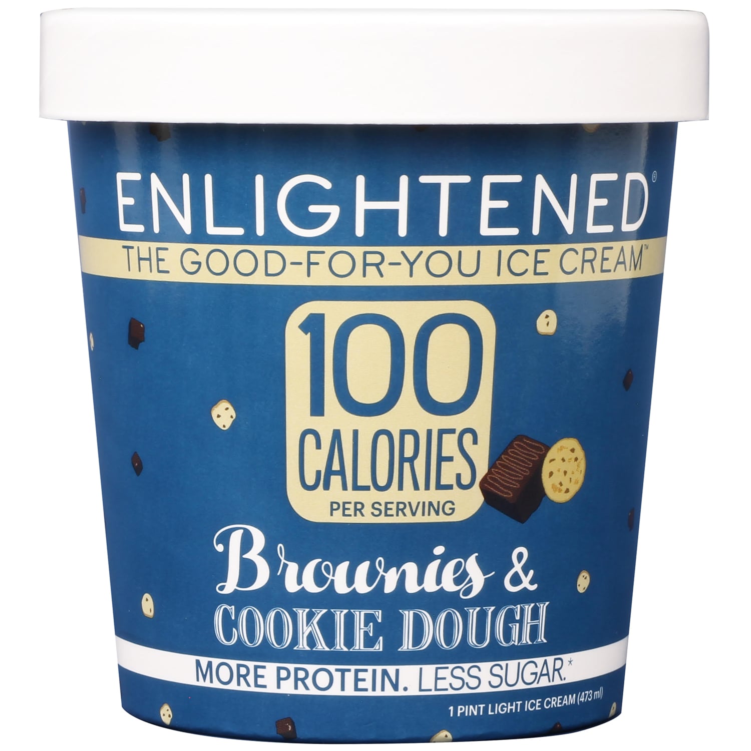 Enlightened Low-Fat Ice Cream, Brownies & Cookie Dough