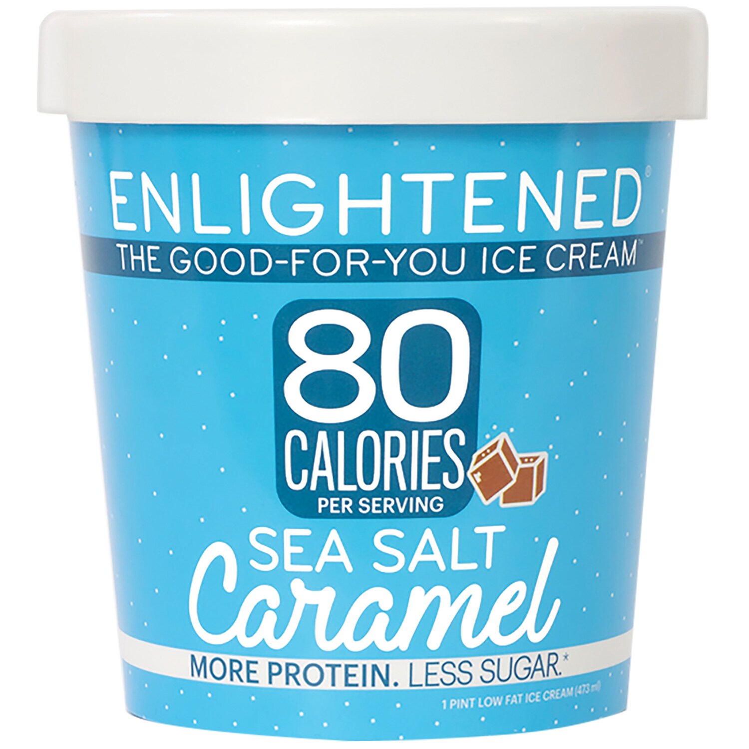 Enlightened Low-Fat Ice Cream, Sea Salt Caramel