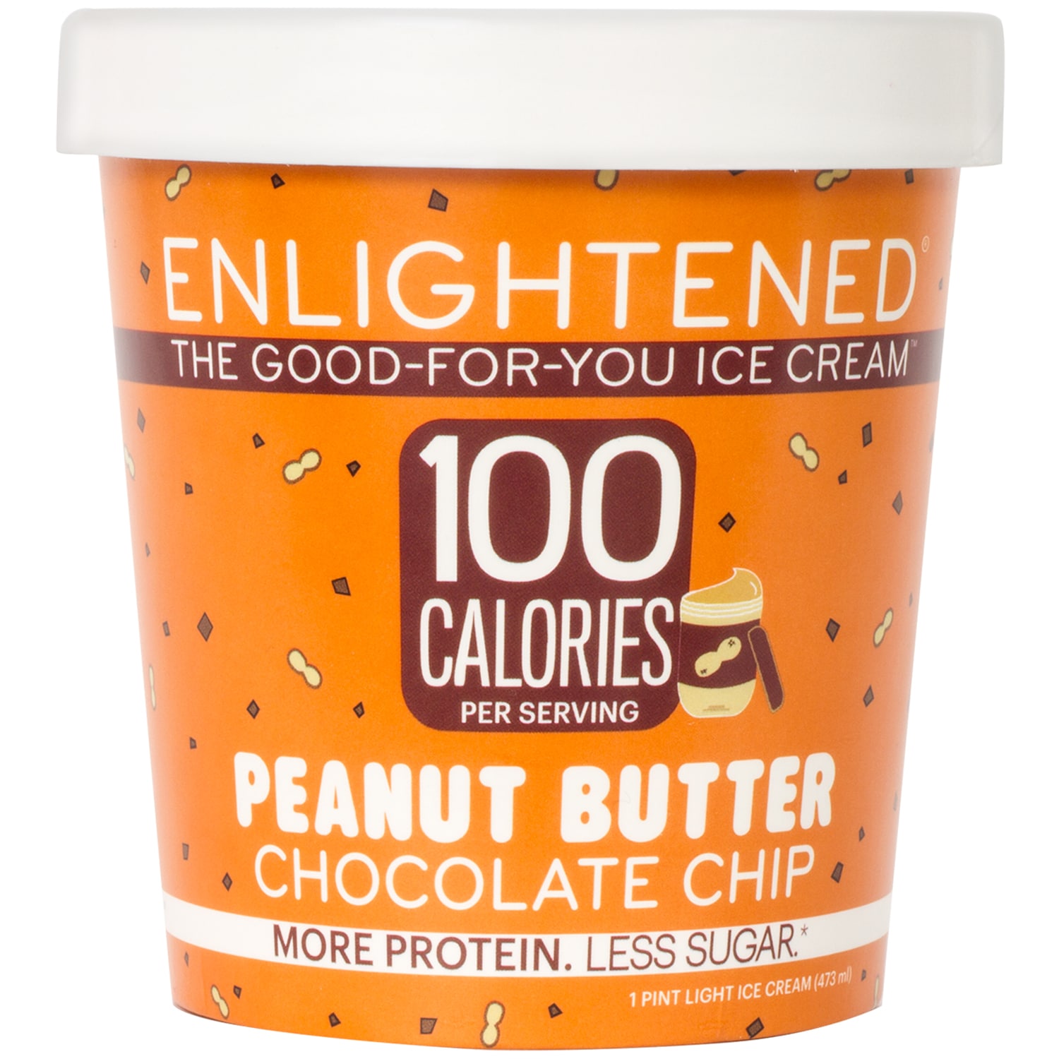 Enlightened Low-Fat Ice Cream, Peanut Butter Chocolate Chip