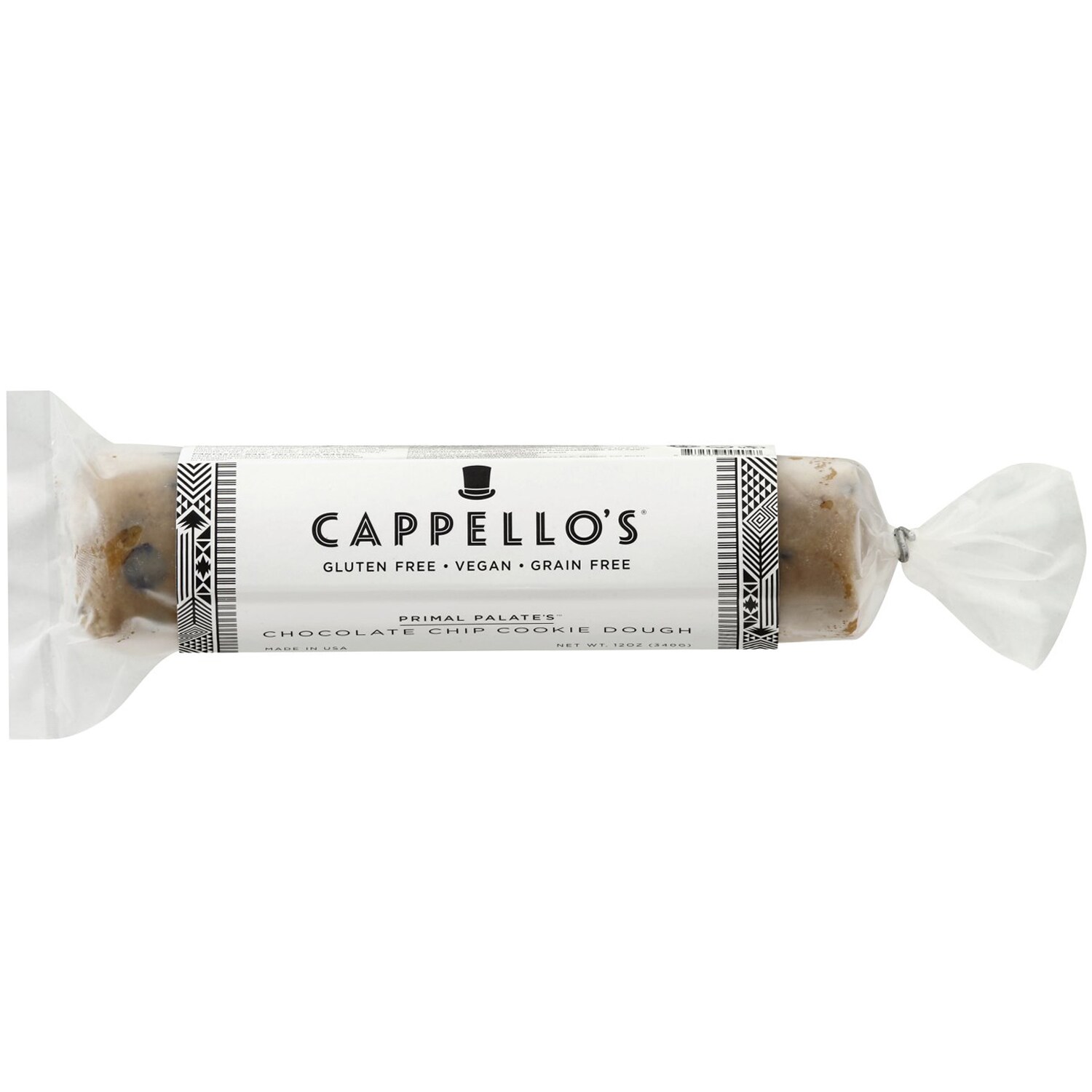 Cappello's Chocolate Chip Cookie Dough, Frozen