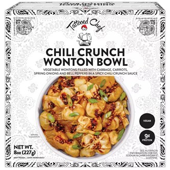 Tattooed Chef Chili Crunch Wonton Bowl, Frozen