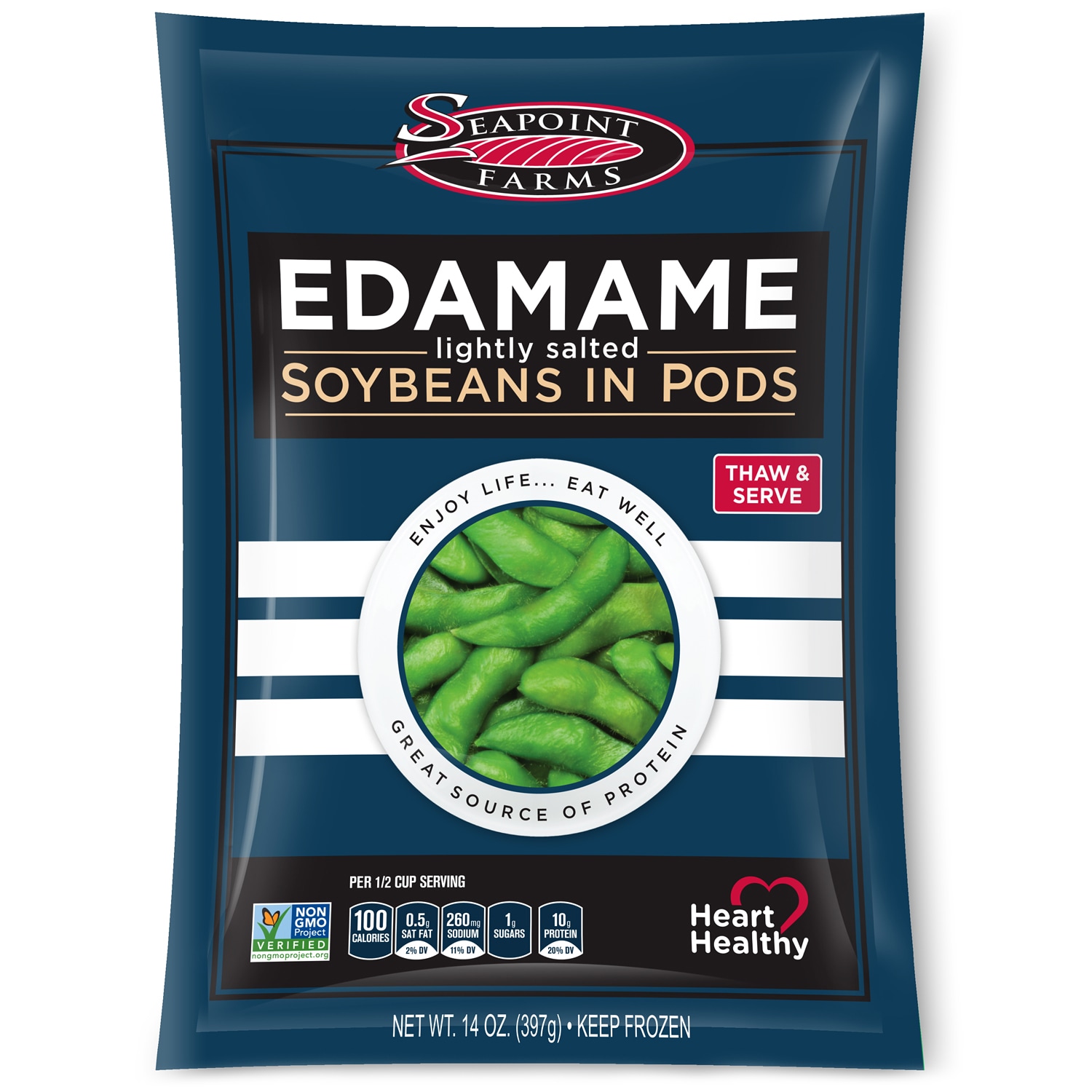 Seapoint Farms Edamame Ready-to-Eat Salted Soybeans