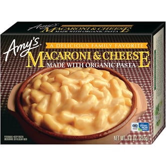 Amy's Entrées, Macaroni & Cheese, Frozen