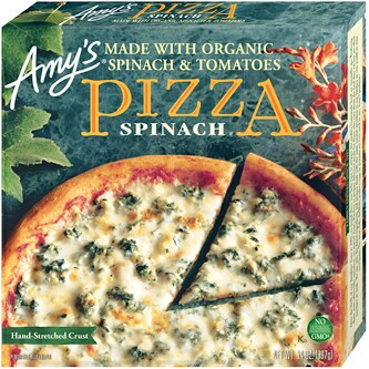 Amy's Hand-Stretched Crust Pizza, Spinach, Frozen