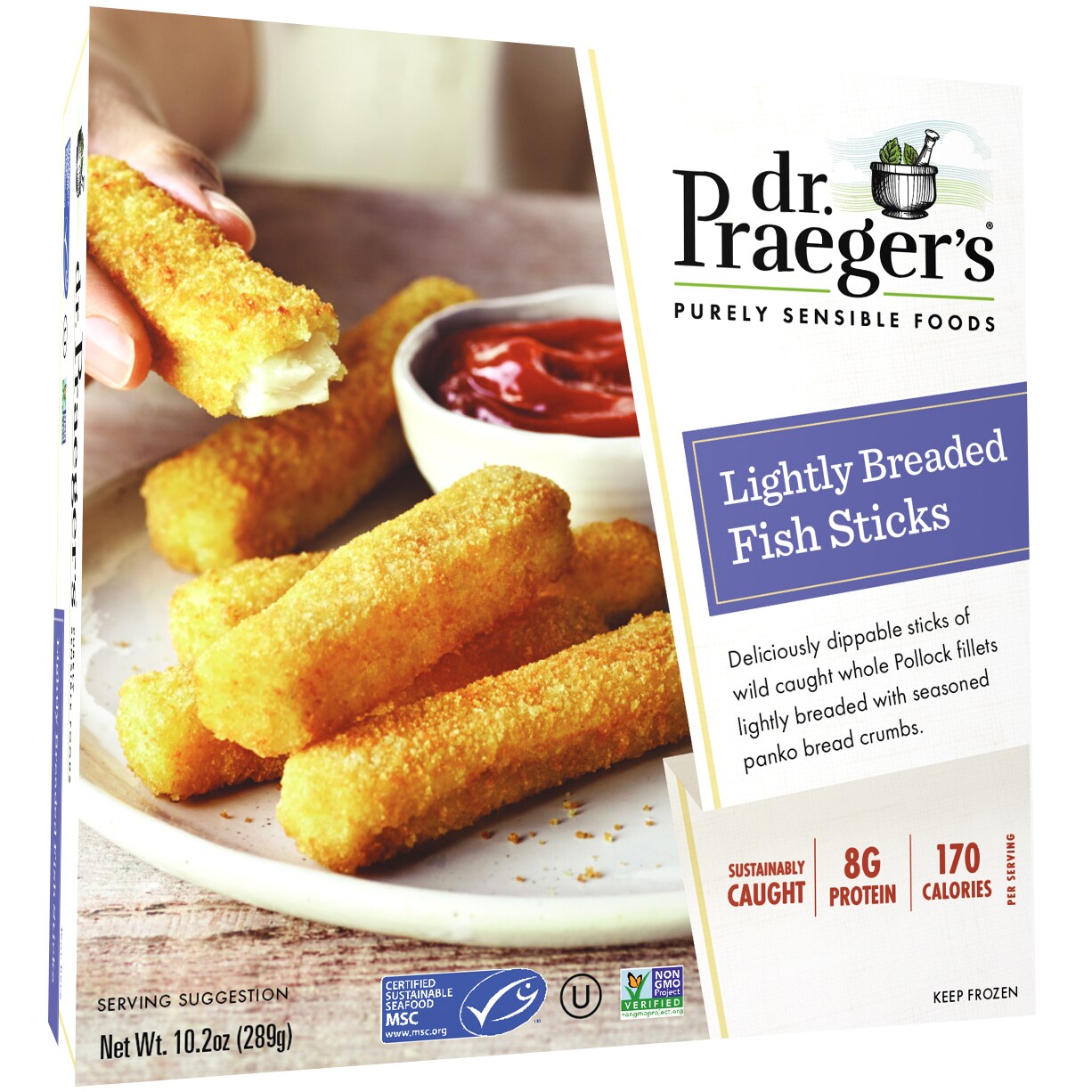 Dr. Praeger's Lightly Breaded Fish Sticks