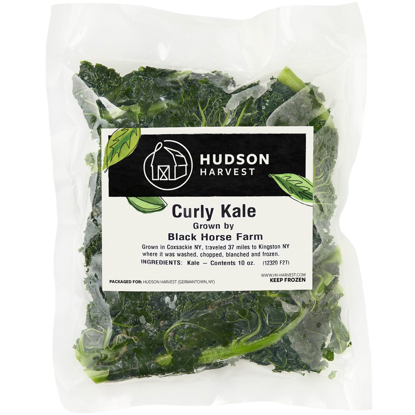 Hudson Harvest Curly Kale, Frozen