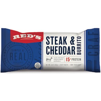 Red's Burrito, Steak & Cheddar