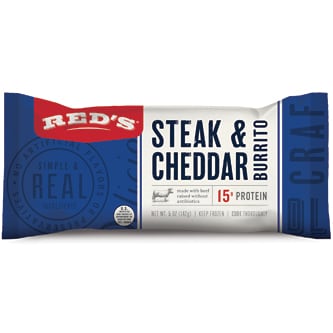 Red's Burrito, Steak & Cheddar