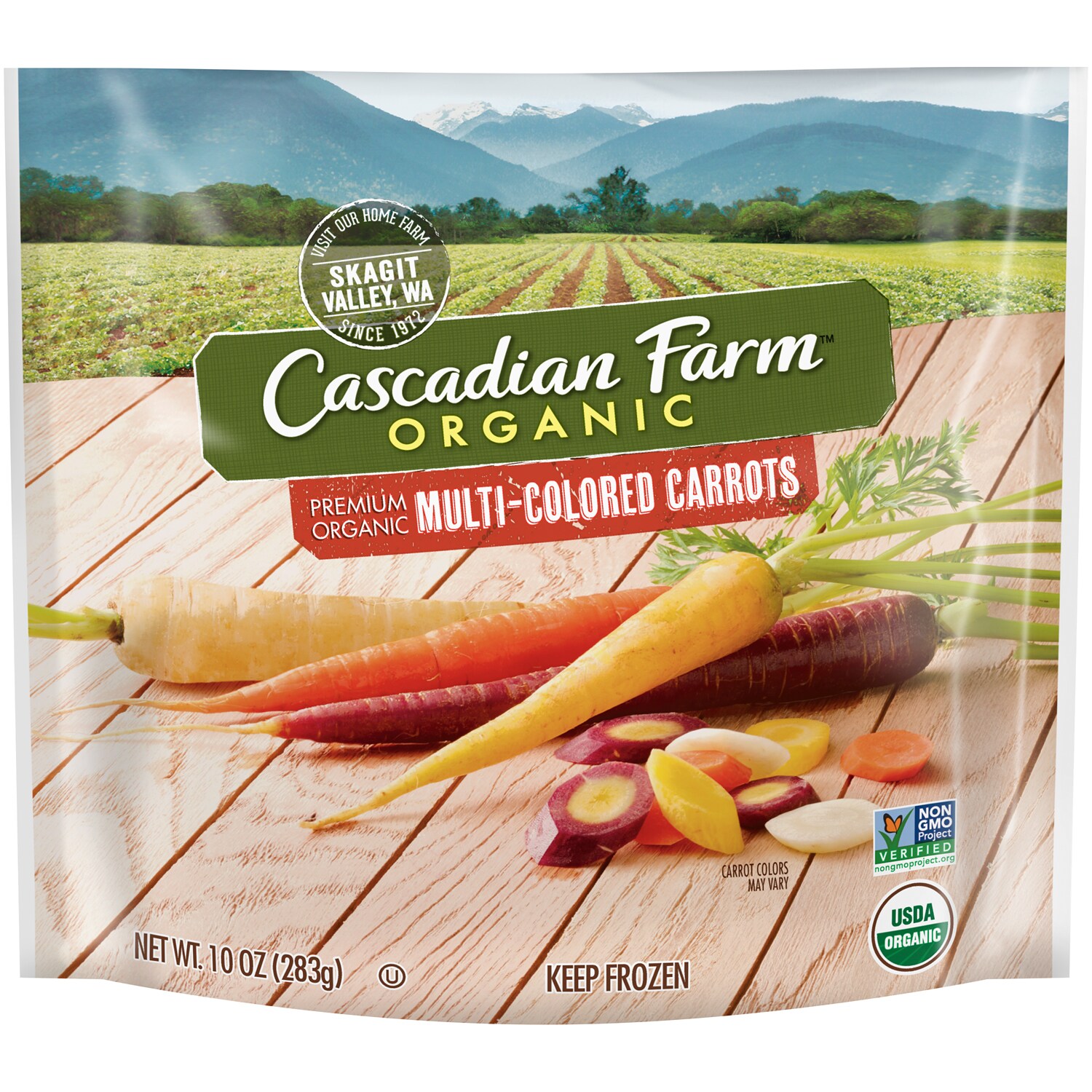 Cascadian Farm Organic Multi-Colored Carrots, Frozen
