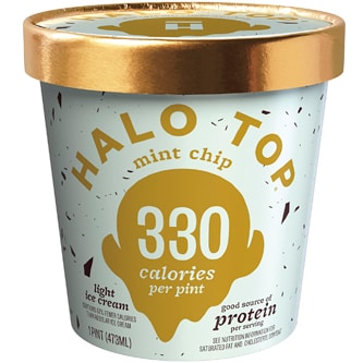 Halo Top Light Ice Cream, Mint Chip