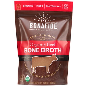 Bonafide Provisions Organic Bone Broth, Beef, Frozen
