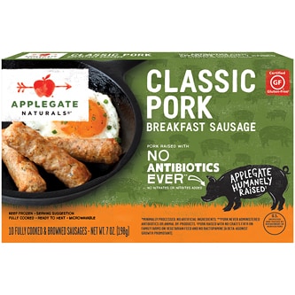 Applegate Natural Breakfast Sausage, Classic Pork