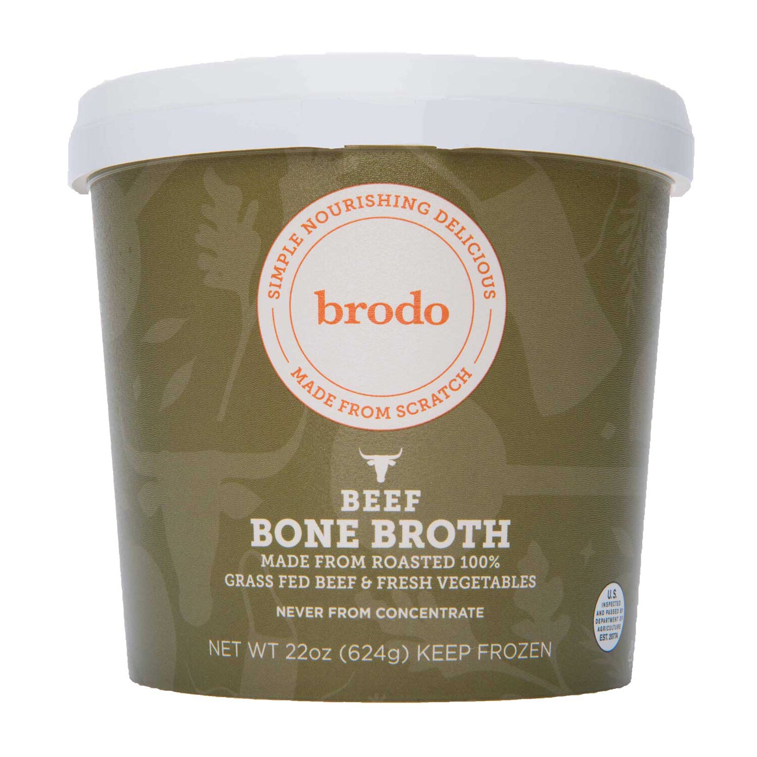 Brodo Bone Broth, Beef, Frozen