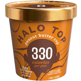 Halo Top Light Ice Cream, Peanut Butter Cup
