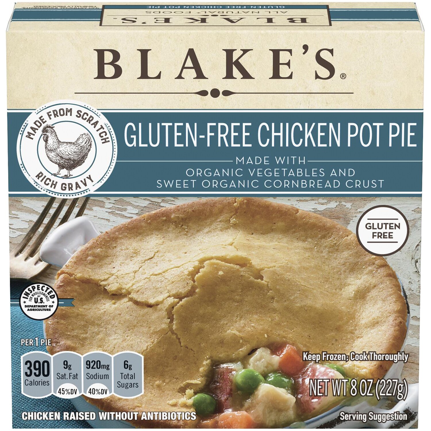 Blake's Gluten-Free Chicken Pot Pie