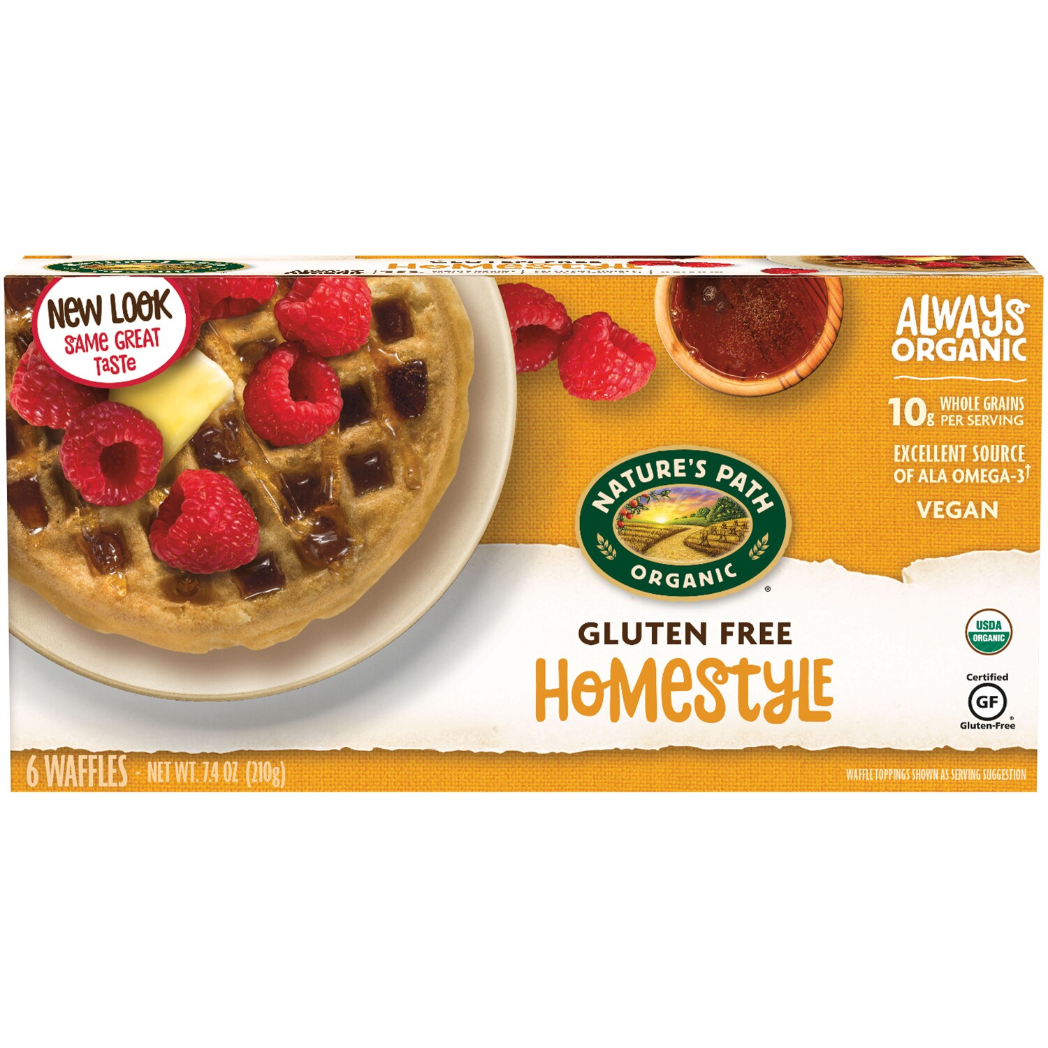 Nature's Path Gluten-Free Waffles, Homestyle