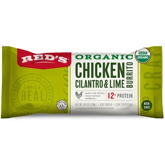 Red's Organic Burrito, Chicken, Cilantro & Lime
