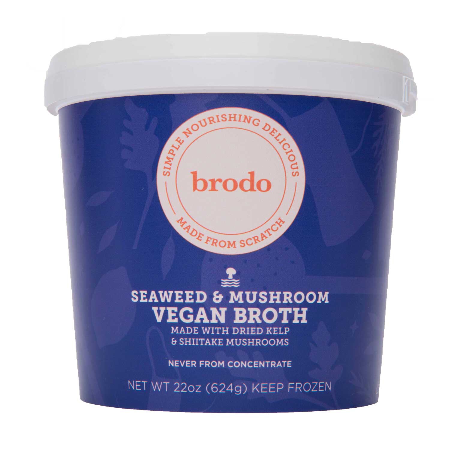 Brodo Vegan Broth, Seaweed & Mushroom, Frozen