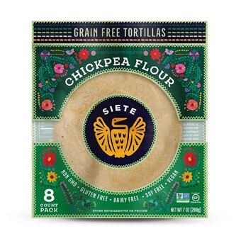 Siete Grain Free Chickpea Flour Tortillas, Frozen