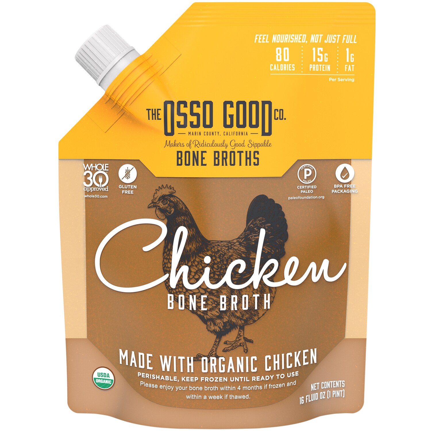 The Osso Good Co. Bone Broth, Chicken, Frozen