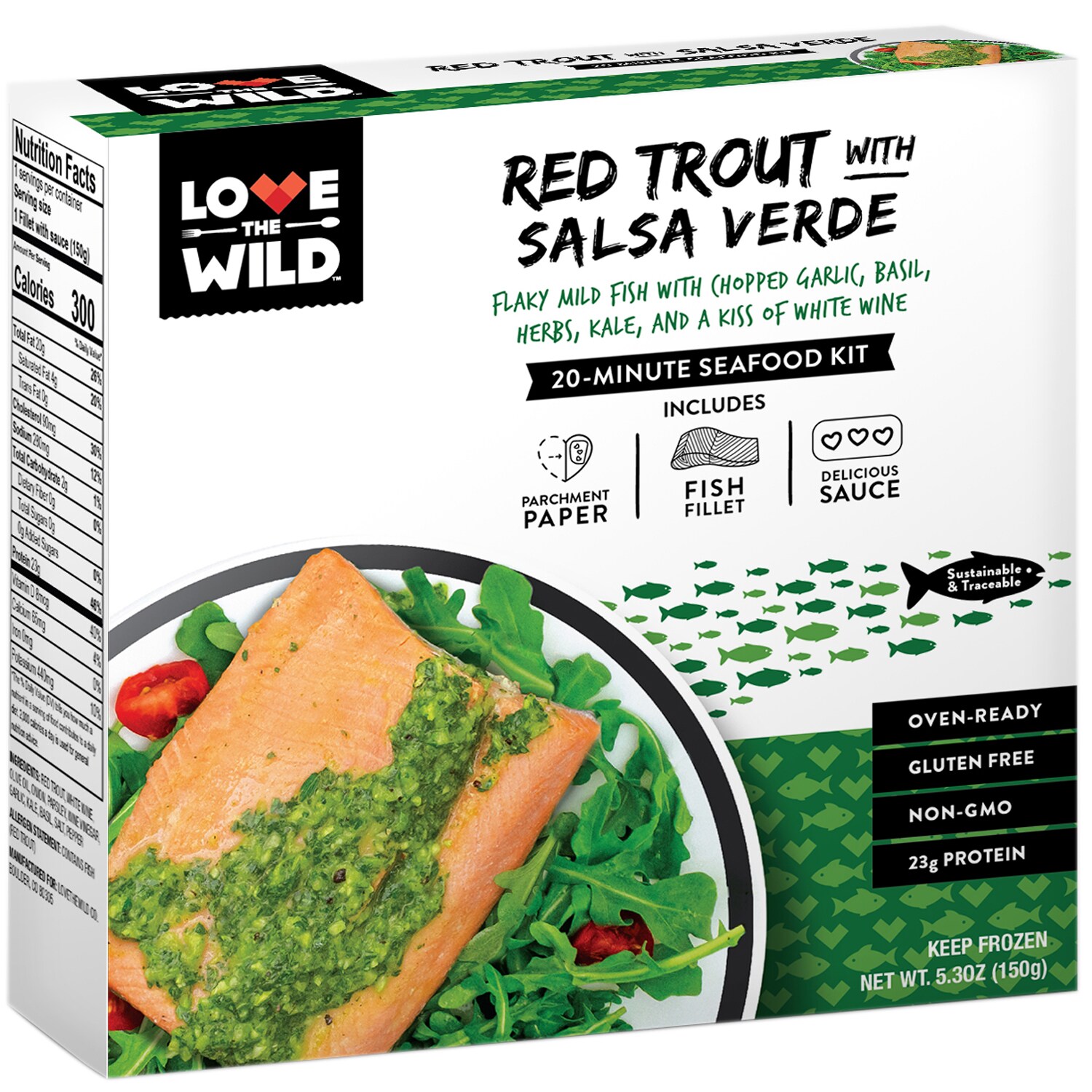 Love the Wild Red Trout with Salsa Verde