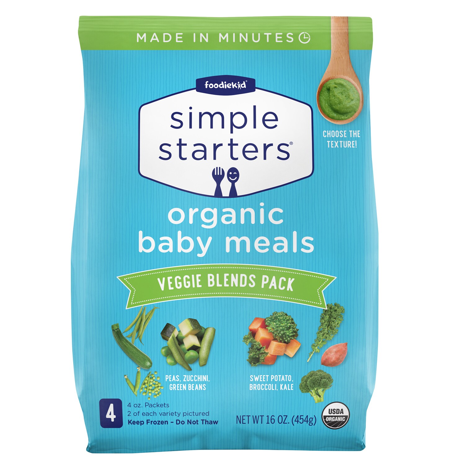 FoodieKid Simple Starters, Veggie Blends Pack