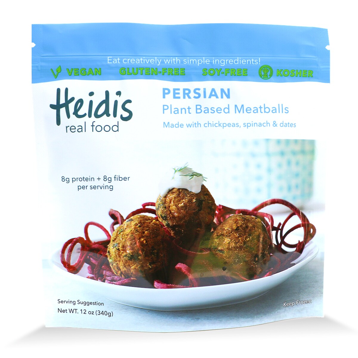 Heidi's Real Food Plant Based Meatballs, Persian