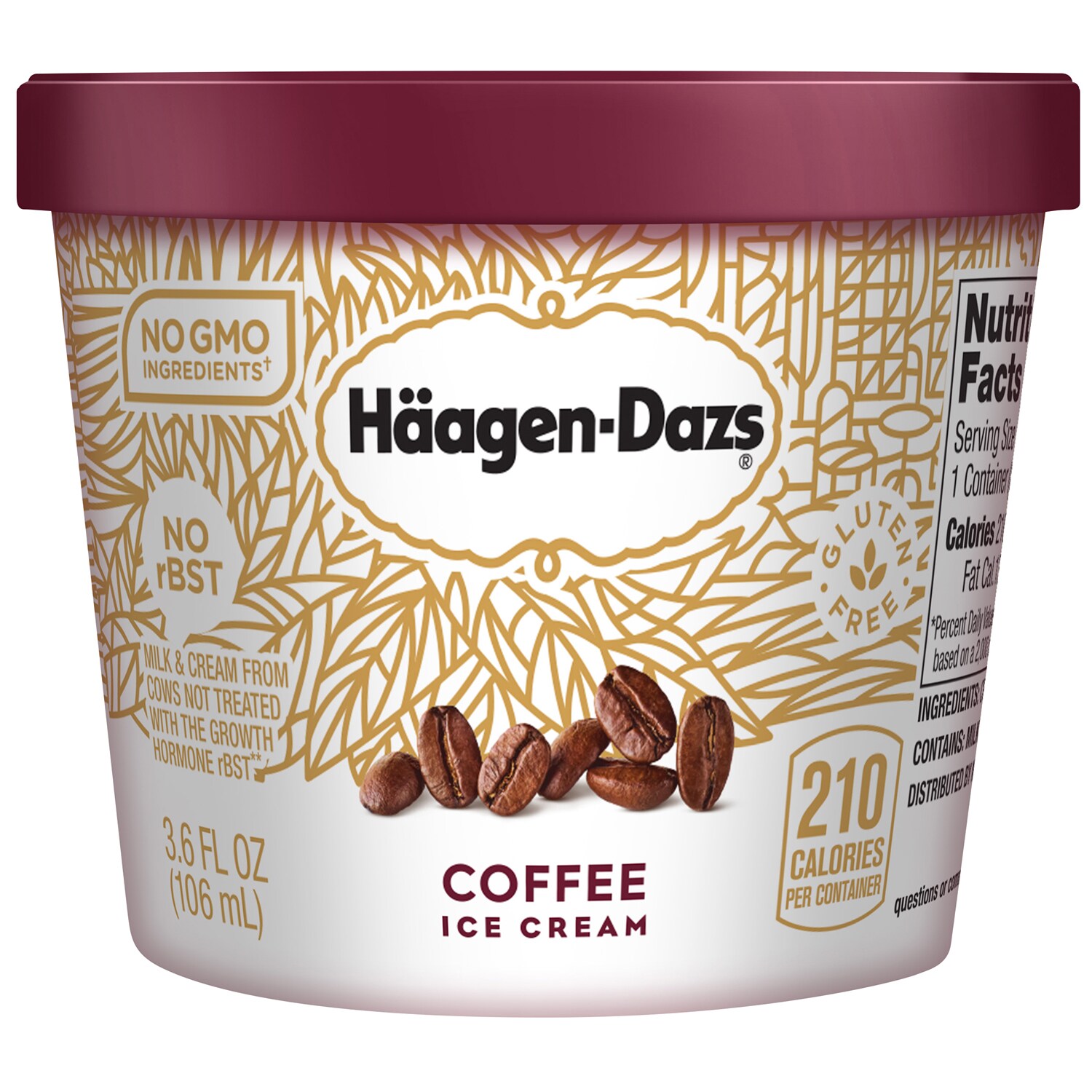 Haagen-Dazs Ice Cream Mini Cup, Coffee
