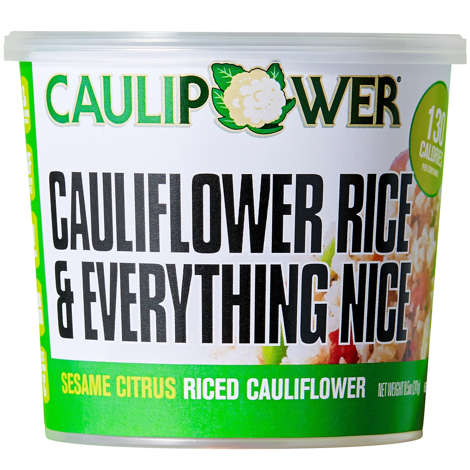 CAULIPOWER Riced Cauliflower Cup, Sesame Citrus, Frozen