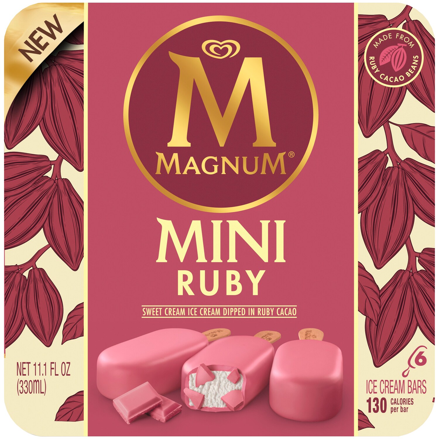 Magnum Mini Ice Cream Bars Ruby Freshdirect
