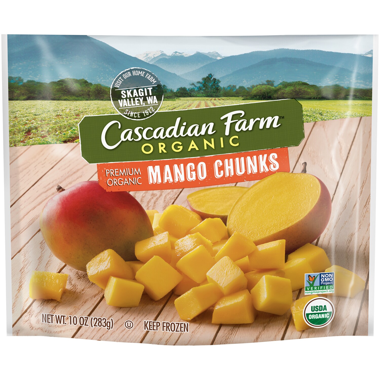 Cascadian Farm Organic Mango Chunks, Frozen