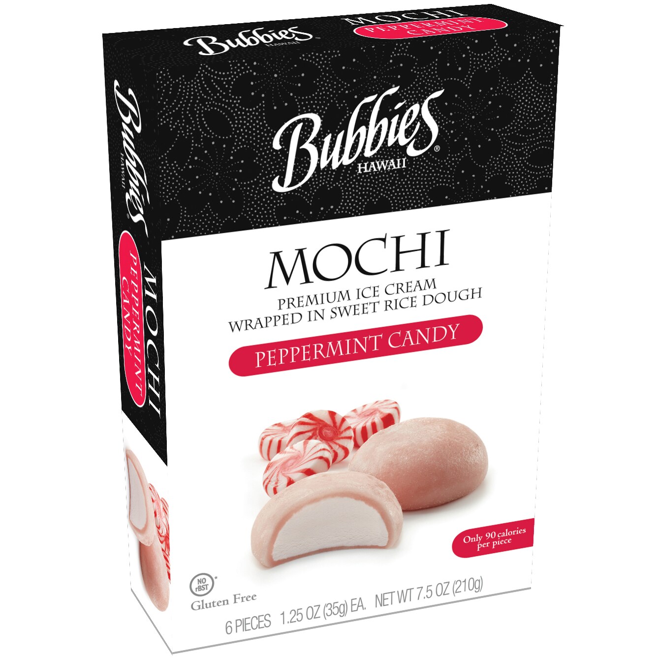 Bubbies Mochi Ice Cream, Peppermint Candy