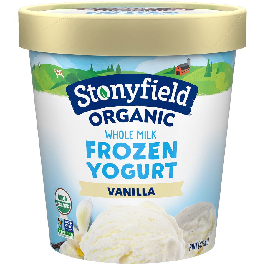 Stonyfield Organic Whole Milk Frozen Yogurt, Vanilla
