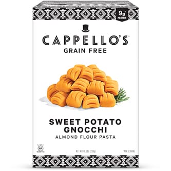 Cappello's Almond Flour Sweet Potato Gnocchi, Frozen