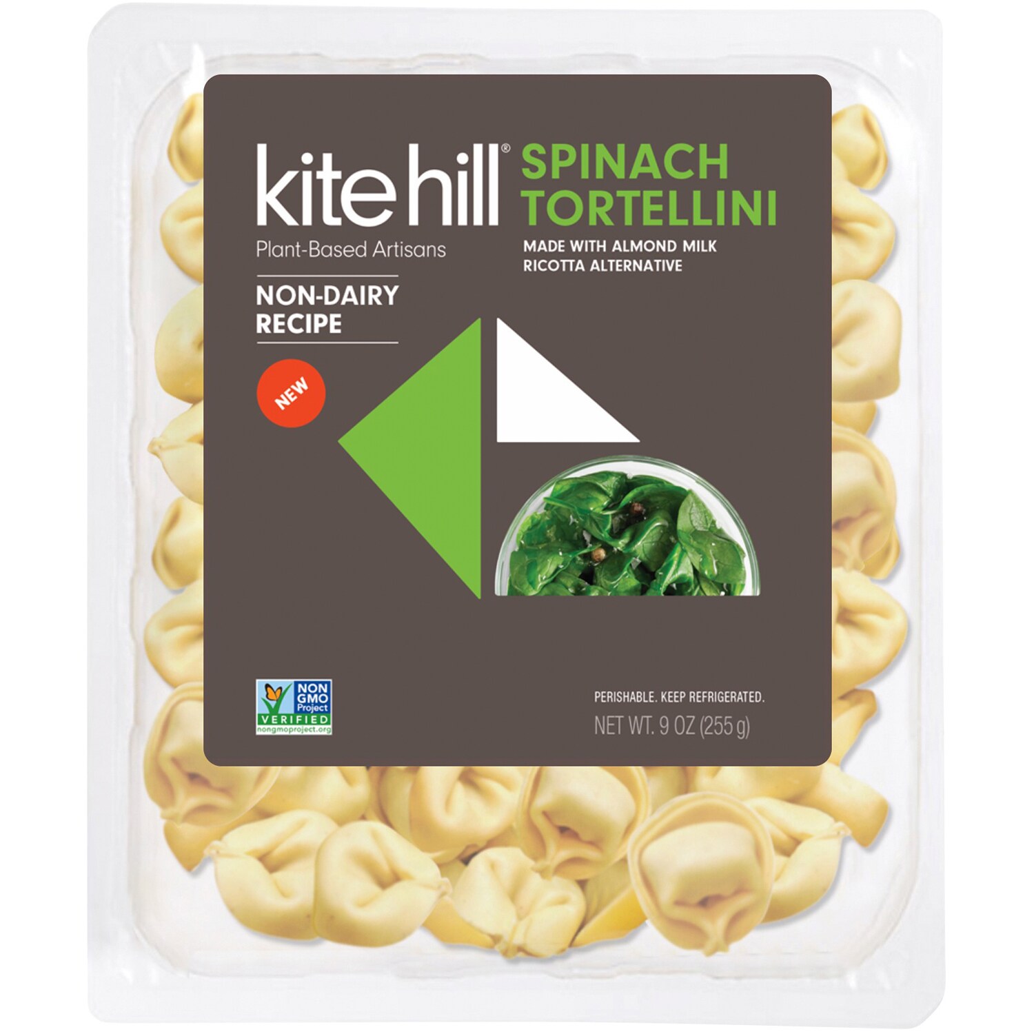 Kite Hill Almond Milk Tortellini, Spinach, Frozen