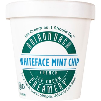 Adirondack Creamery Ice Cream, Whiteface Mint Chip