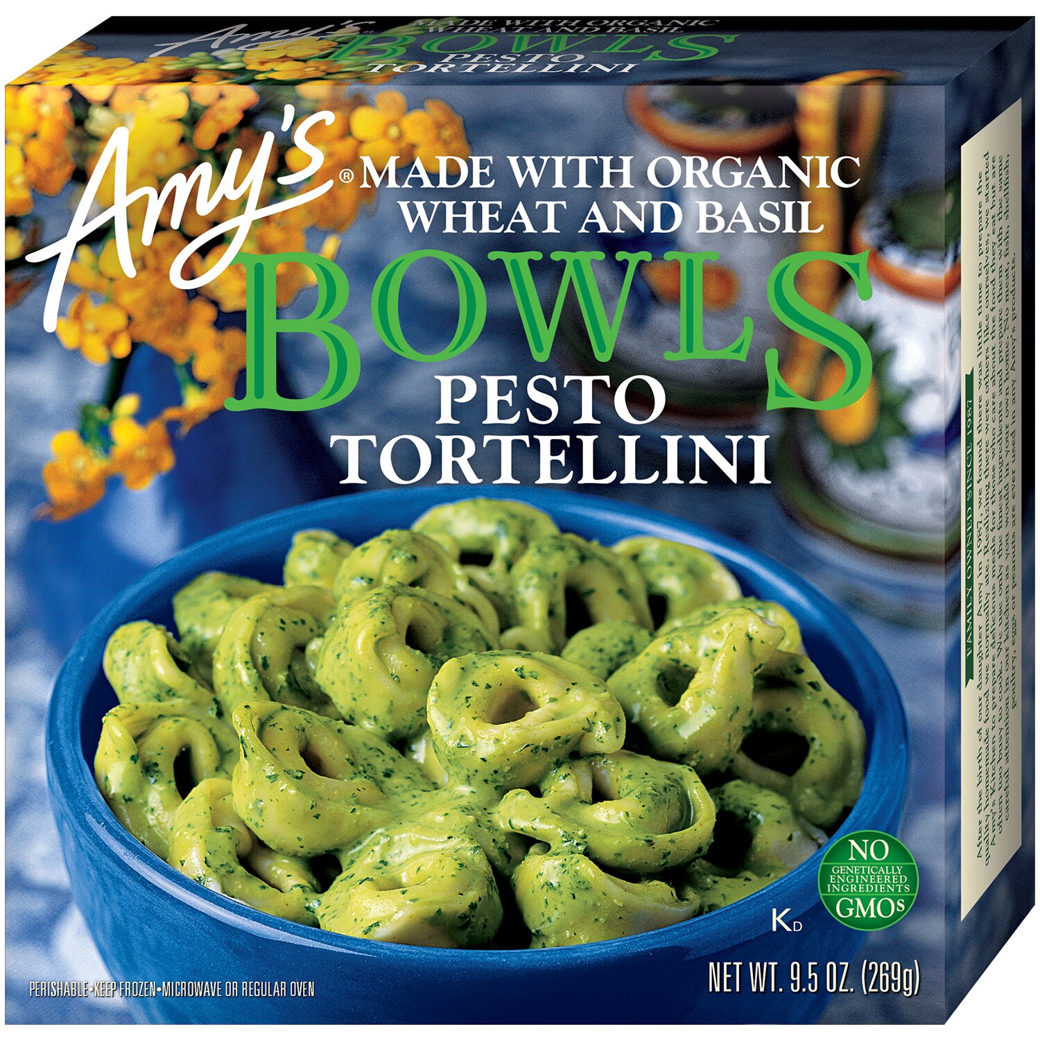 Amy's Bowls, Pesto Tortellini, Frozen