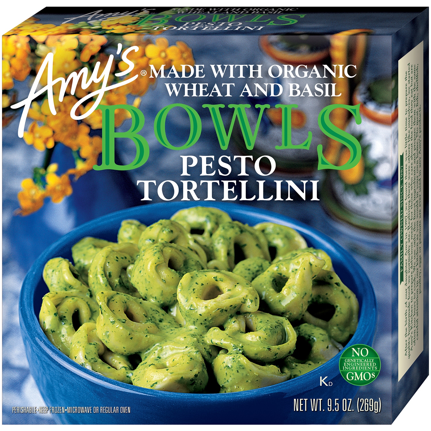 Amy's Bowls, Pesto Tortellini, Frozen