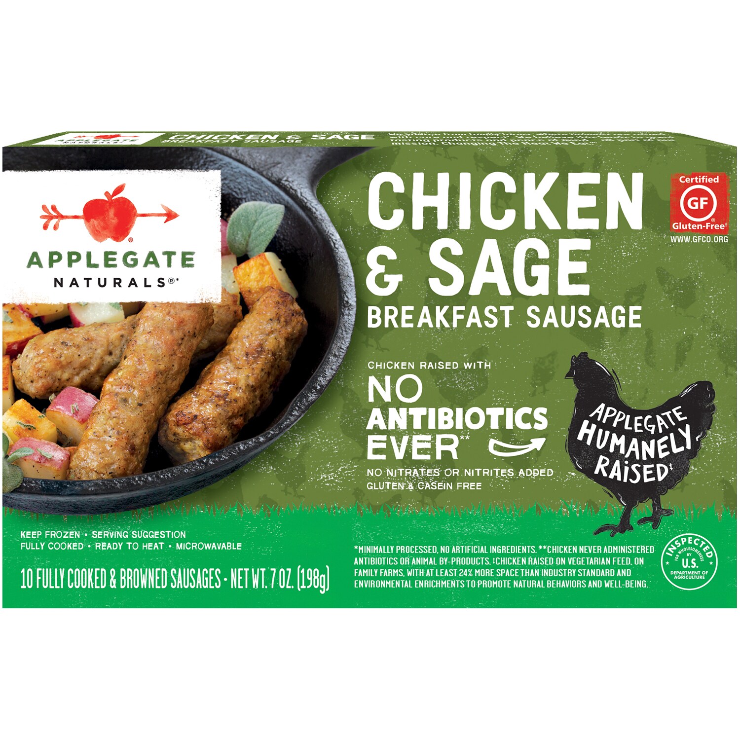 Applegate Naturals Breakfast Sausage, Chicken & Sage