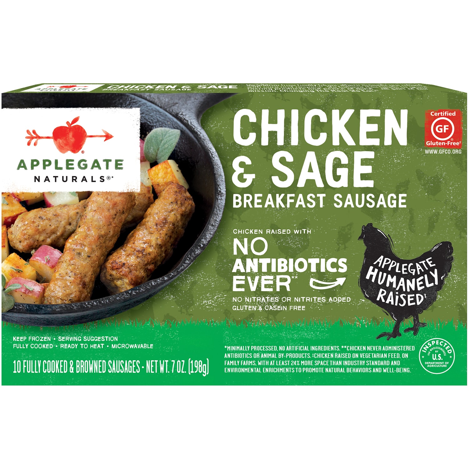 Applegate Naturals Breakfast Sausage, Chicken & Sage